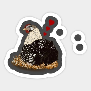 I love chickens! Sticker